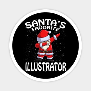 Santas Favorite Illustrator Christmas Magnet